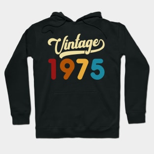 1975 Vintage Gift 45th Birthday Retro Style Hoodie